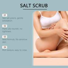 El exfoliante corporal de sal marina OceAura es un exfoliante diario ligero, fácil de enjuagar y que suaviza la piel. Y2B1 - 1 - Ver 4