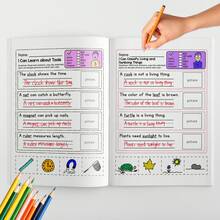 Buku Aktivitas Membaca dan Menulis Bahasa Inggris untuk Anak-Anak: Menyalin Kalimat, Mencocokkan Kosakata, Aturan Keselamatan, Alat dan Benda Sehari-hari, Buku Kerja Pembelajaran dengan Gambar Potong dan Tempel untuk Prasekolah, Taman Kanak-kanak, Belajar di Rumah, dan Latihan di Kelas. - Buku anak-anak - View 4