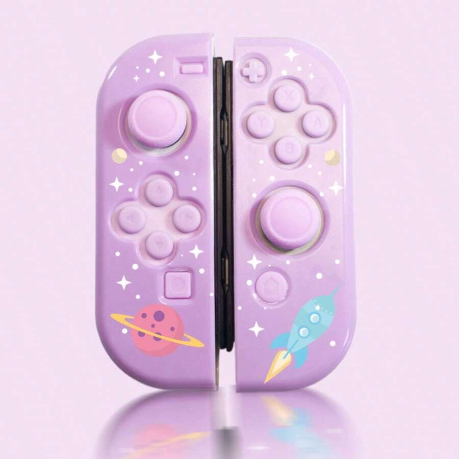 適用於 Switch OLED 控制器矽膠墊，按鈕防滑防塵軟橡膠墊，多色配件 - 查看 1