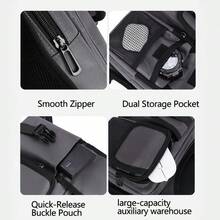 NYXIA Tas Dada Taktis Outdoor Pria, Tas Selempang, Rompi Multifungsi, Rompi Lari Olahraga, Tas Sepeda dengan Strip Reflektif - MultiWarna - View 9