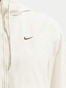 Nike 女款 AS W NK UV CLSSC 梭織連帽夾克 IM8162-133 - 米色 - 查看 4