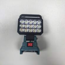 1pc 15 LED Portable Work Light, Compatible With 18V Battery, IP44 Adjustable Bracket Handheld Emergency Light, Suitable For Construction, Camping, Fishing, Hiking (Battery Not Included) - Construction Site Light - View 12