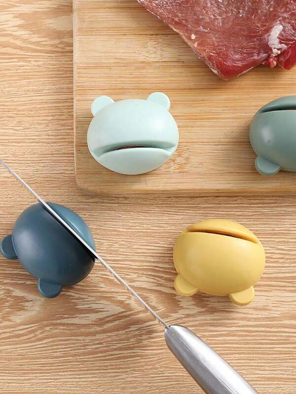 Cartoon Frog Kitchen Knife Sharpener, Fast Manual Knife And Scissor Sharpener, Practical And Convenient Sharpening Tool, Can Restore Dull Blades, Convenient Kitchen Accessory