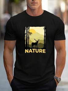 Men T-Shirts - Black - View 6