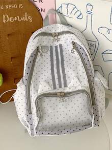 New Back To School & Graduation Season Elegant Cute Fashion Versatile Large Capacity Multi-Function Backpack (No Accessories Included) - Multicolor - View 9