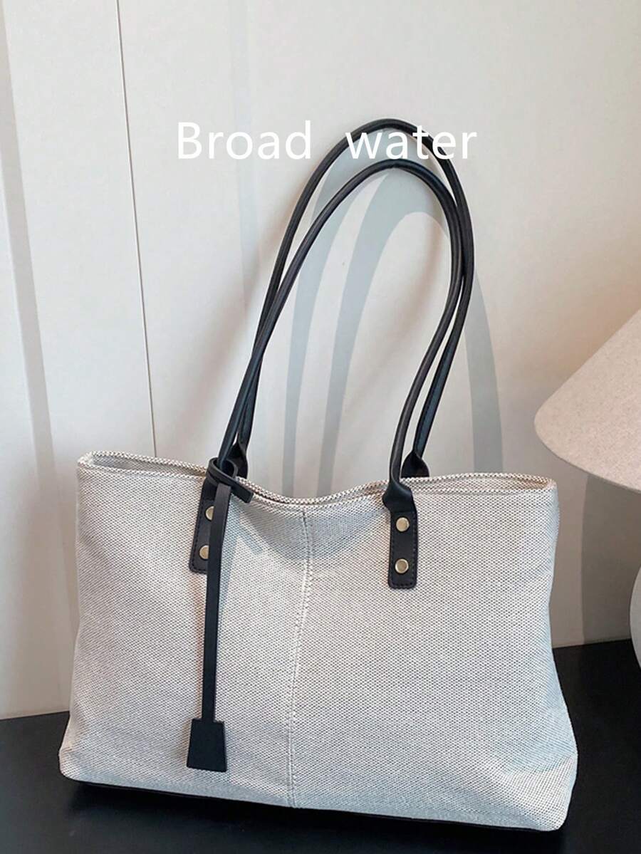 2026 Fashion New High-End Large Capacity Minimalist Elegant Vintage Commuter Shoulder Tote Bag