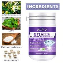 New Purple Teeth Whitening Powder, Deep Cleaning, Fresh Breath, Teeth Whitening Purple Powder, Portable Whitening Powder For Home And Travel, Cleaning Powder For Home Use, Purple Powder For Hotel Daily Use - Teeth Whitening Powder - View 3