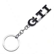 Metal Car Key Rings For VW GTI Logo Golf Polo Passat Rline Jetta Touareg Beetle Tiguan MK3 Touran Keychain Keyrings - A - View 9
