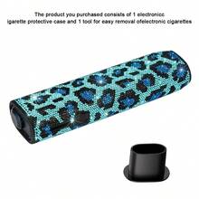 BLBLBL 1組多色豹紋時尚性感亮面防摔軟電子煙保護殼，專為第七代 IQOS ILUMA I ONE 設計，適合日常使用或作為禮物 - 彩色 - 查看 19