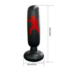1pcs Indoor And Outdoor Inflatable Vertical Boxing Sandbags Are Used To Relieve Stress And Release Targets For Teenagers And Adults In Sanda Fitness Training Equipment - Multicolor - View 6