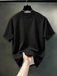 Men's Cyberpunk T-Shirt With "23"/Korean Digital Design - Breathable Round Neck, Regular Pattern, Suitable For Daily Use - Multicolor - View 2