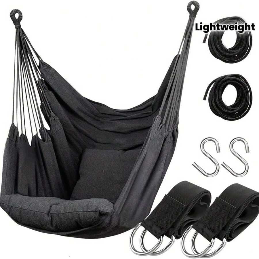 1pc Halloween Outdoor Hanging Chair, Combining Holiday Fun With Sturdy Support, A Practical Accessory For Decorating Your Yard And Enjoying The Autumn Season - A - View 1
