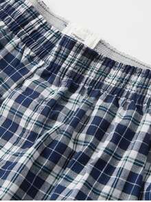 3pcs Men's Boxer Shorts, Up To 100kg, Loose Fit, Home Sleepwear, Beach Shorts, Suitable For Home, Running And Walking - Multicolor - View 1