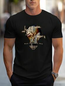 Men T-Shirts - Hitam - View 6