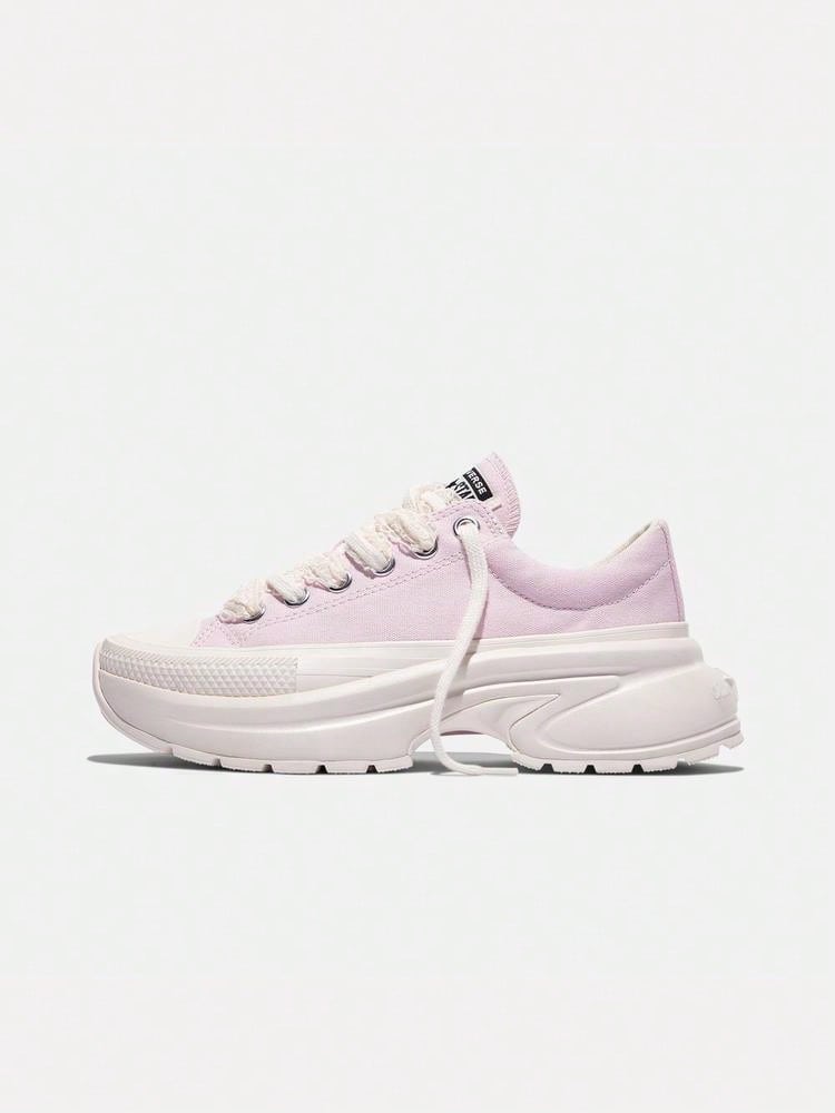 Converse 女款 Chuck Taylor SEASONAL 帆布低筒運動鞋 A24218C - 淺粉色 - 查看 1