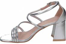 Women Heeled Sandals - 銀色 - 查看 4