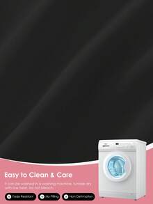HONEYMOON 1件超柔軟純色床墊套，輕盈雲朵般寢具，15.75英吋/40公分深口袋，適用所有床尺寸－單人床、雙人床、加大雙人床、特大雙人床，適合居家寢具與學校宿舍必需品，黑色 - 黑色 - 查看 8