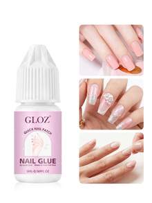 GLOZ 新款升級快乾半固態美甲膠，適用於美甲甲片，無需UV燈，持久逼真壓克力美甲膠 - 1PC 5ML No UV Needed - 查看 3