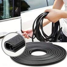 Dải bảo vệ chống trầy xước cạnh cửa ô tô đa năng 5M, dải niêm phong bảo vệ cạnh, dải trang trí bảo vệ cửa ô tô, phụ kiện ô tô - Đen 5m - Xem 4