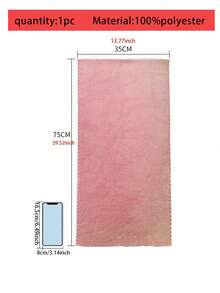 1pc/5pcs/8pcs Quick-Dry (Lightweight) Small Towels, High Absorbency Hand Towel Set, Lightweight Super Soft Fiber Material, Bathroom Hand Towels, Solid Colors, Soft & Comfortable, Multipurpose For Bathroom & Kitchen (34*75cm/13.8*29.5Inch, Assorted Colors) - Multicolor - View 13