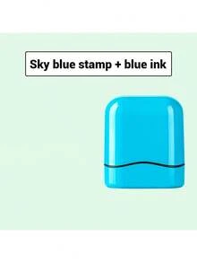 1pc Customized Name Signature Stamp, School Supplies, Personalized DIY Self-Inking Name Stamp For Signing, Waterproof Name Stamp For Clothing, Back To School - one-size - View 21