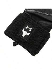 Under Armour Men's Training Gloves UA X Project Rock Training Gloves Comfortable Gloves For Outdoor Daily Sports And Workouts 1353074-003 - Black - View 3