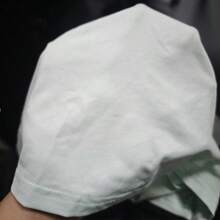 優雅女款針織V領上衣，3/4袖設計，抓皺細節，舒適貼身剪裁，日常穿搭綠色 - 綠色 - 查看 10