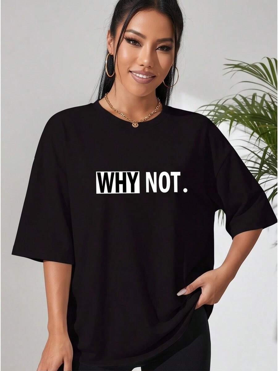 Women T-Shirts - 黑色 - 查看 1