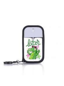 Portable Card Spray Bottle With Cute Crocodile Pattern Decoration, Perfume, Hand Sanitizer And Cosmetic Hook, Fits In Bag, Suitable For Work, Shopping, Travel, Carrying Around, Perfect Gift For Living Room, Bedroom, Bathroom, Travel Accessories, Wedding, Party, Birthday, Back To School, Beach, Seaside, Vacation, Mother's Day, Summer, New Year, Ramadan, Eid, Valentine's Day, School Season, Teacher's Day - Multicolor - View 7