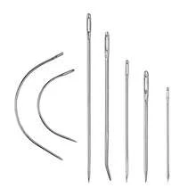 7 PCS/Pack Leather Sewing Needle Heavy Duty Household Hand Sewing Needle For Upholstery Carpet Leather Canvas Repair Sewing Tool - A - View 8