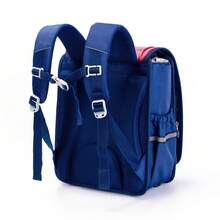 Beinuosen 1 buah Ransel Poliester Motif Huruf Unisex dengan Penutup Resleting, Tas Sekolah Minimalis Lucu dengan Warna Gradien, Cocok untuk Perjalanan Musim Semi/Panas, Jalan-jalan, dan Musim Kembali ke Sekolah - MultiWarna - View 7