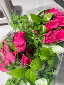 Decorazione di rampicanti di rose artificiali, crea un'atmosfera festiva, adatta per vari eventi e scenari - Fiori artificiali - Visualizzare 12