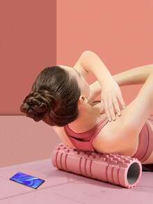 Foam Roller, Cocok Untuk Pijat Jaringan Dalam, Roller Latihan Berkepadatan Tinggi yang Dipatenkan, Digunakan Untuk Pijat Otot dan Pelepasan Titik Pemicu Myofascial, Roller Punggung, Cocok Untuk Kebugaran, Yoga dan Pilates. - MultiWarna - View 3