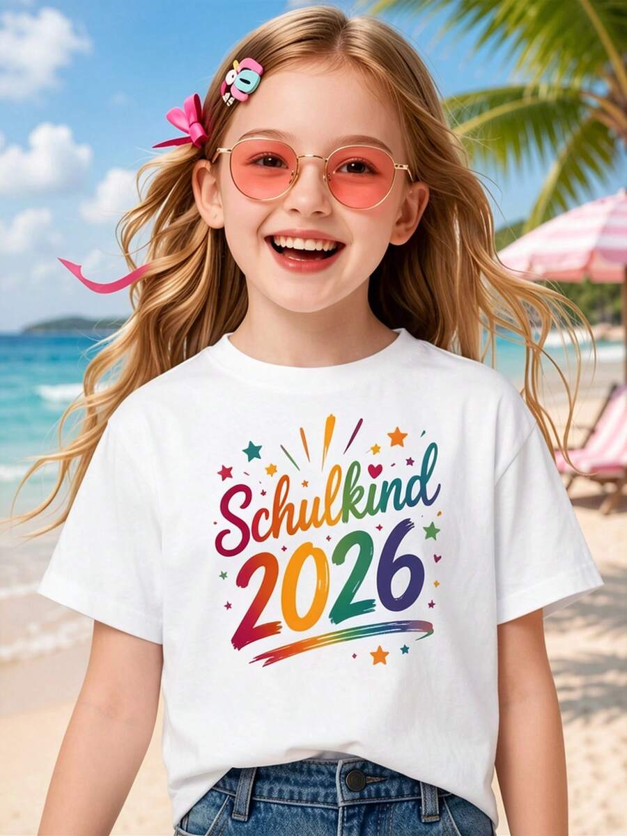 Tween Girls T-Shirts - White - View 1