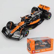 Burago - McLaren MCL60 Oscar Piastri #81 2023 - 1/43 比例逼真車模,由 Oscar Piastri 駕駛,McLaren 官方授權,建議 3 歲以上使用 - MCL60 #81 - 查看 2