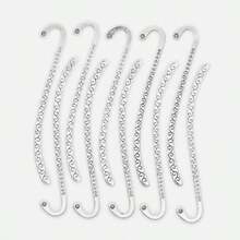 10/20pcs Vintage Style Embossed Metal Bookmarks With Hook - Ideal Choice For Educators And Book Lovers, Durable Floral Engraved Design. Bookmarks - A - View 8