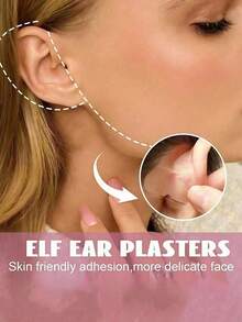 Ear Correction Adhesive Patches, Self-Adhesive Invisible Ear Correction Auxiliary Tape, Beauty Ear Patches, Invisible Ear Clip Correction Patches For Cosplay And Costumes, Comfortable - Multicolor - View 8