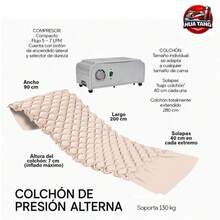 Colchón antiescaras de presión con compresor ajustable - Albaricoque - Ver 6