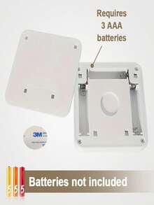 6入組 LED 感應式智能燈，櫥櫃夜燈，室內感應壁燈，適用於臥室、廚房、衣櫥、樓梯、浴室、走廊、居家、客廳、派對與節日裝飾 - 感應燈 - 查看 6