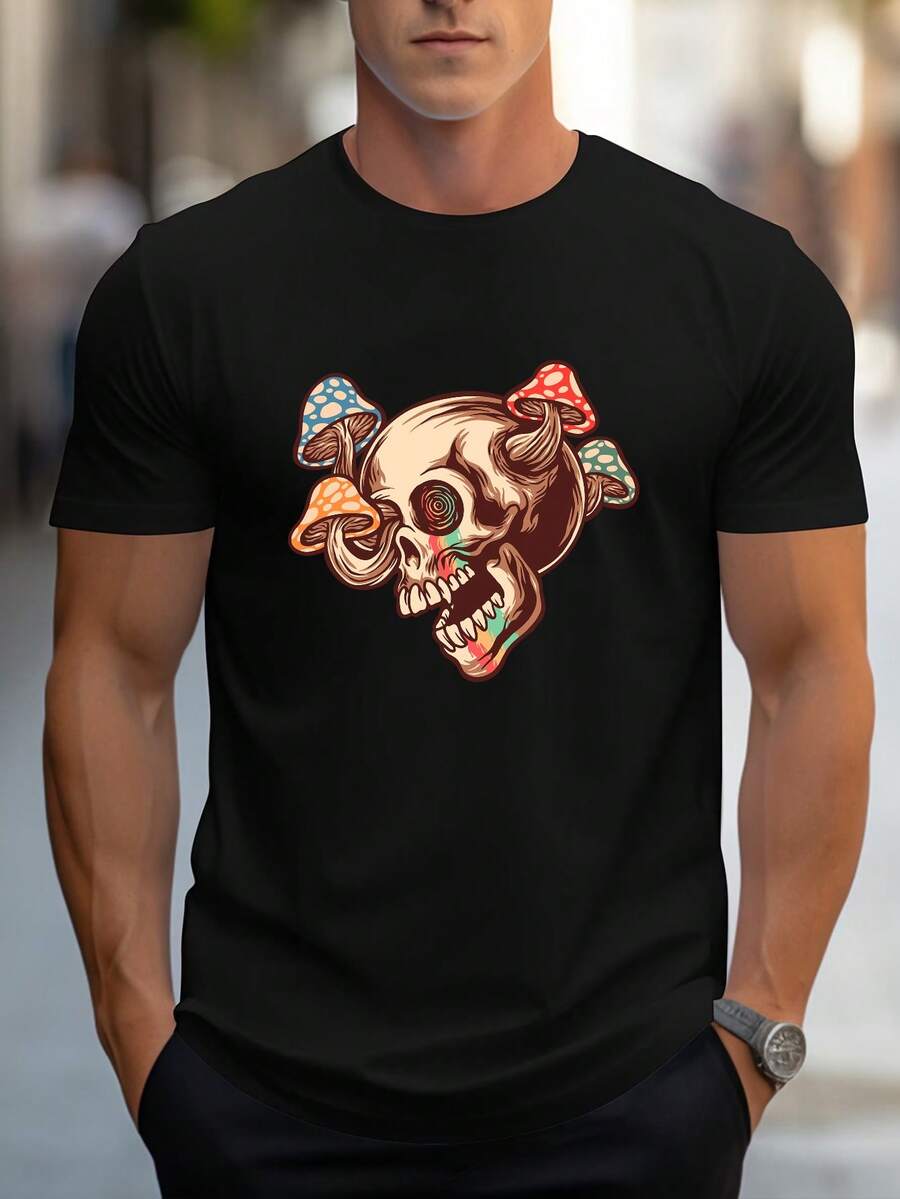 Men T-Shirts - Black - View 1