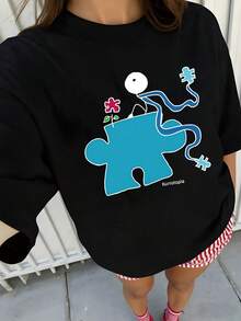Women T-Shirts - 黑色 - 查看 1