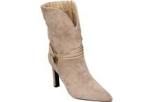 Women Ankle Boots & Booties - 米色 - 查看 2