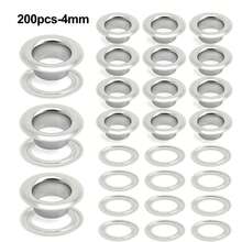 50pcs Metal Eyelet Set For Dress, Includes Washers, Leather Repair, Eyelets - Multicolor - View 33