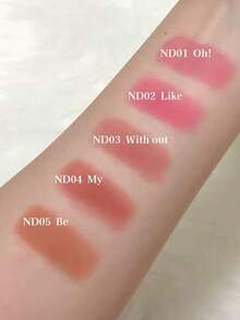 Fwee Lip & Cheek Soft Matte Pudding Jar ND04 My, Apricot Mist, Dusty Pink, Airy Mousse Texture, Cashmere Soft Matte Effect, Watercolor Blending, Seamless Application, Korean Makeup, Korean Cosmetics, 5g/0.17oz - ND04 My - View 4