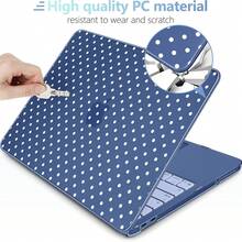 彩色波點藝術圖案筆記本電腦保護殼，相容於 MacBook Neo Air13/Air15 2026 M5 Pro14 Pro13 A3240 A3113 A2681 A3449 A2442 A2779 A2918 A2992 A3112 A3401 A3185 A3434 A3426 A3427 A1932 A2179 A2337 - 查看 30