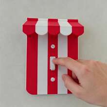 1 pezzo Copriplacca decorativa per interruttore a parete stile americano da carnevale, interruttore luce divertente - Pannello interruttore 3D creativo, copriplacca decorativa per interruttore luce - Decorazione artistica da parete unica - Facile da installare, decorazione da parete, con viti bianche, tema celebrazione, festa, vacanza, copriplacca decorativa per interruttore - Scopo generale - Visualizzare 7