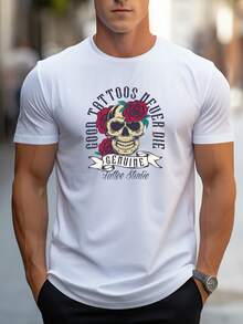 Men T-Shirts - 白色 - 查看 6