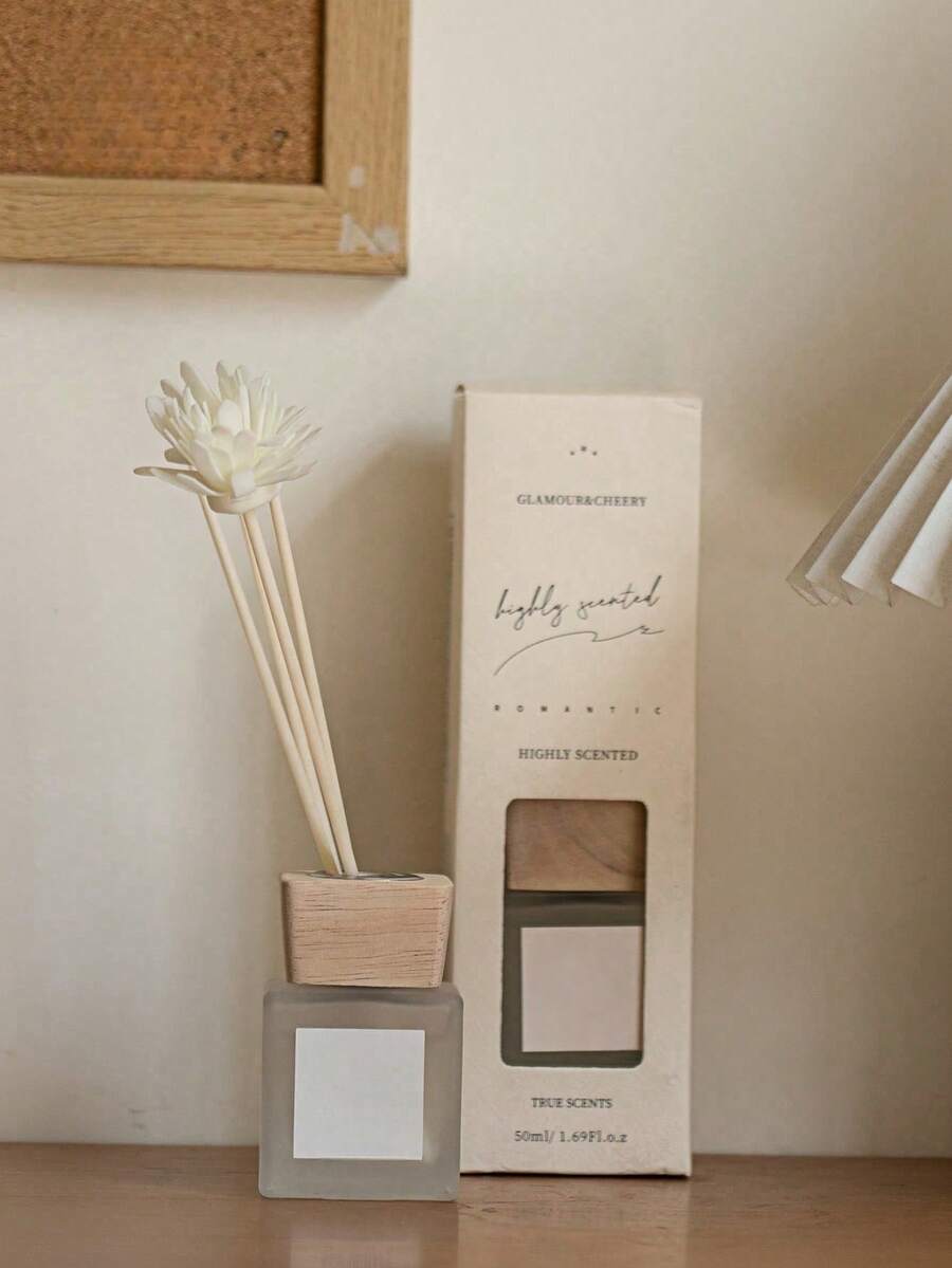 Haus Hana Flameless Reed Diffuser Set - Natural Plant Extract Essential Oil - View 1