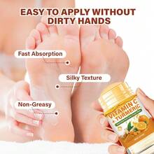 Vitamin C & Turmeric Hand & Foot Cream Stick | Hydrating & Moisturizing, Soothes Dryness, Hand & Foot Care, Portable Design, 40g - Honey - View 5
