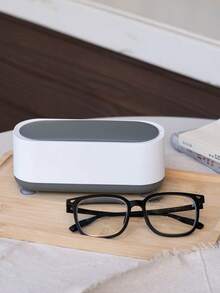 Teckwe Limpiador ultrasónico multifuncional portátil y mini para gafas, joyas y brochas de maquillaje - Blanco roto - Ver 2